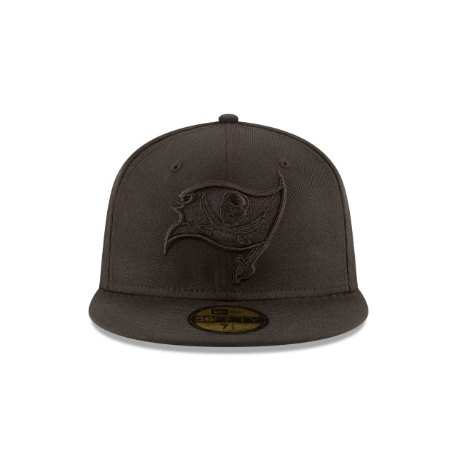 Tampa Bay Buccaneers Black On Black 59FIFTY Fitted Hat