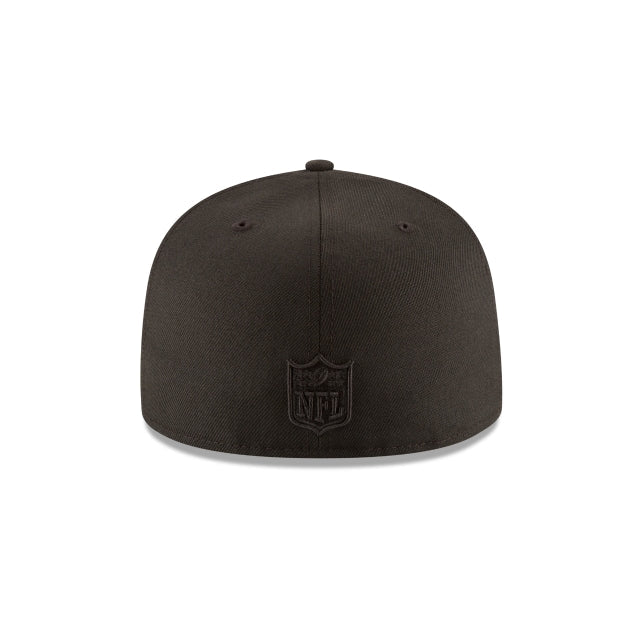 Houston Texans Black On Black 59FIFTY Fitted Hat