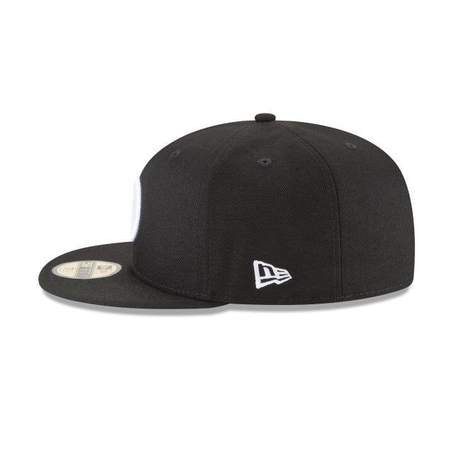 Los Angeles Dodgers Alternate Black and White Basic 59FIFTY Fitted Hat