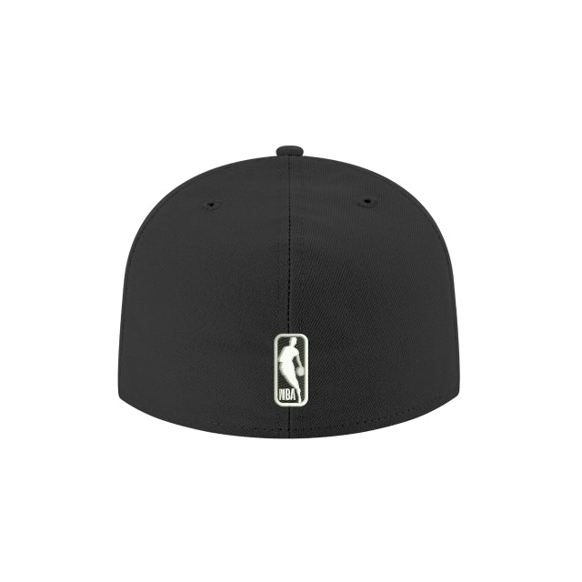 Golden State Warriors Black & White 59FIFTY Fitted Hat